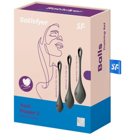 ENSEMBLE D''ENTRAÎNEMENT SATISFYER YONI POWER 2 - NOIR