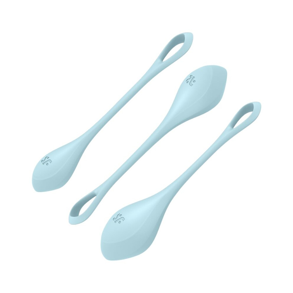 ENSEMBLE D''ENTRAÎNEMENT SATISFYER YONI POWER 2 - BLEU