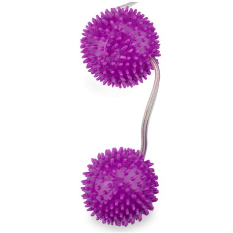 UN PROFOND PLAISIR BOULES SPIKY VIOLET 3,60 CM