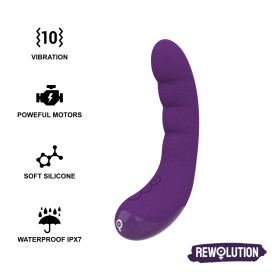 VIBRATEUR FLEXIBLE RECHARGEABLE REWOLUTION REWOCURVY