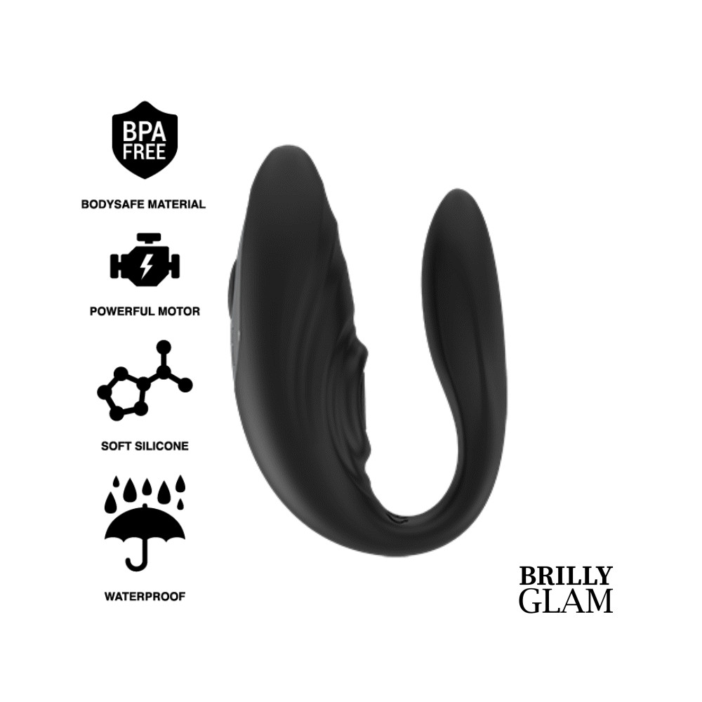 BRILLY GLAM COUPLE TÉLÉCOMMANDE PULSANTE ET VIBRANTE