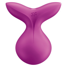 SATISFYER VIVA LA VULVA 3 LAY-ON VIBRATOR - VIOLET