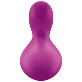 SATISFYER VIVA LA VULVA 3 LAY-ON VIBRATOR - VIOLET