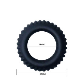 BAILE TITAN COCKRING NOIR 1.9CM