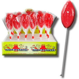 DIABLO PICANTE - LÈVRES GUMMY LOLLIPOP