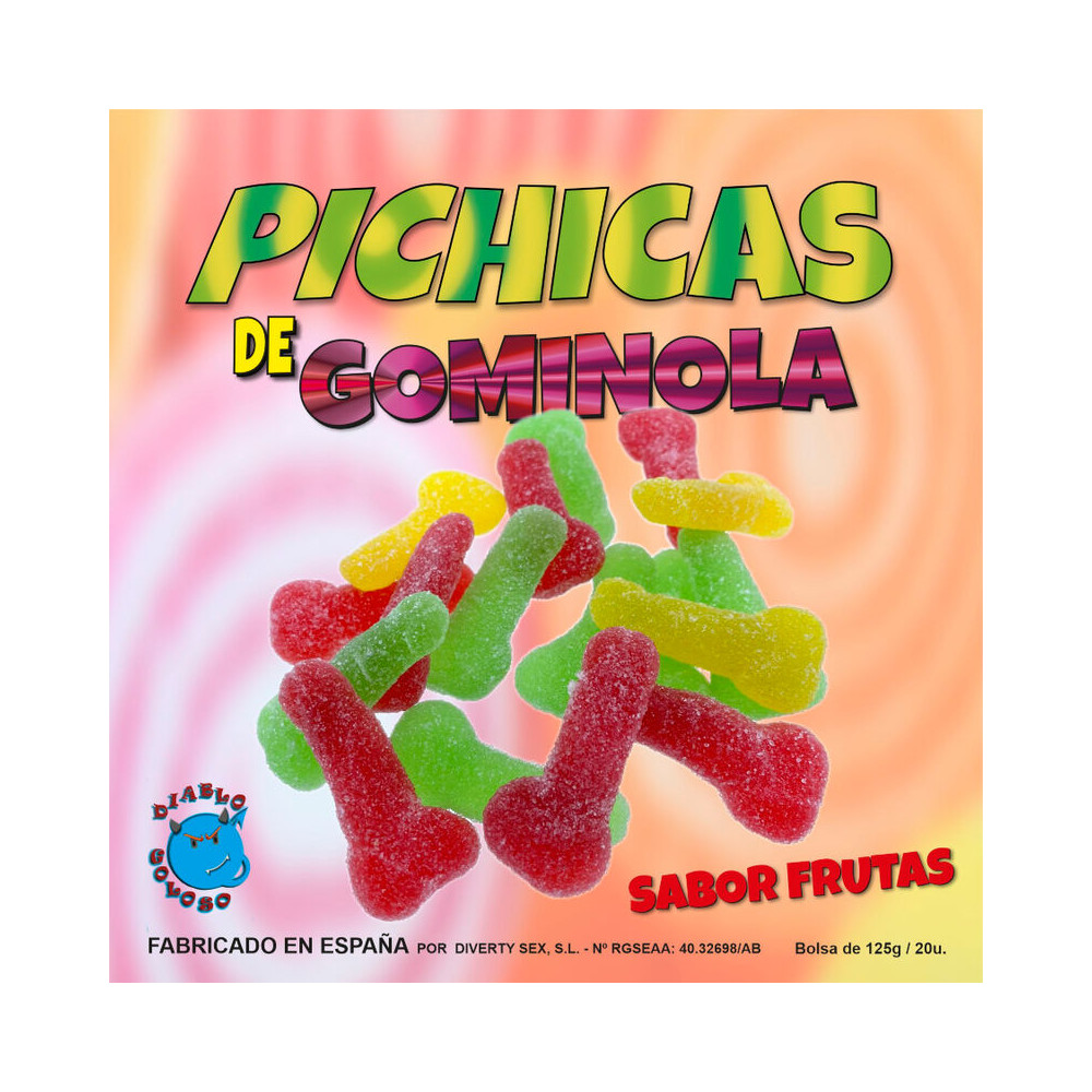 DIABLO PICANTE - FRUITS DE PÉNIS GOMMÉS AU SUCRE