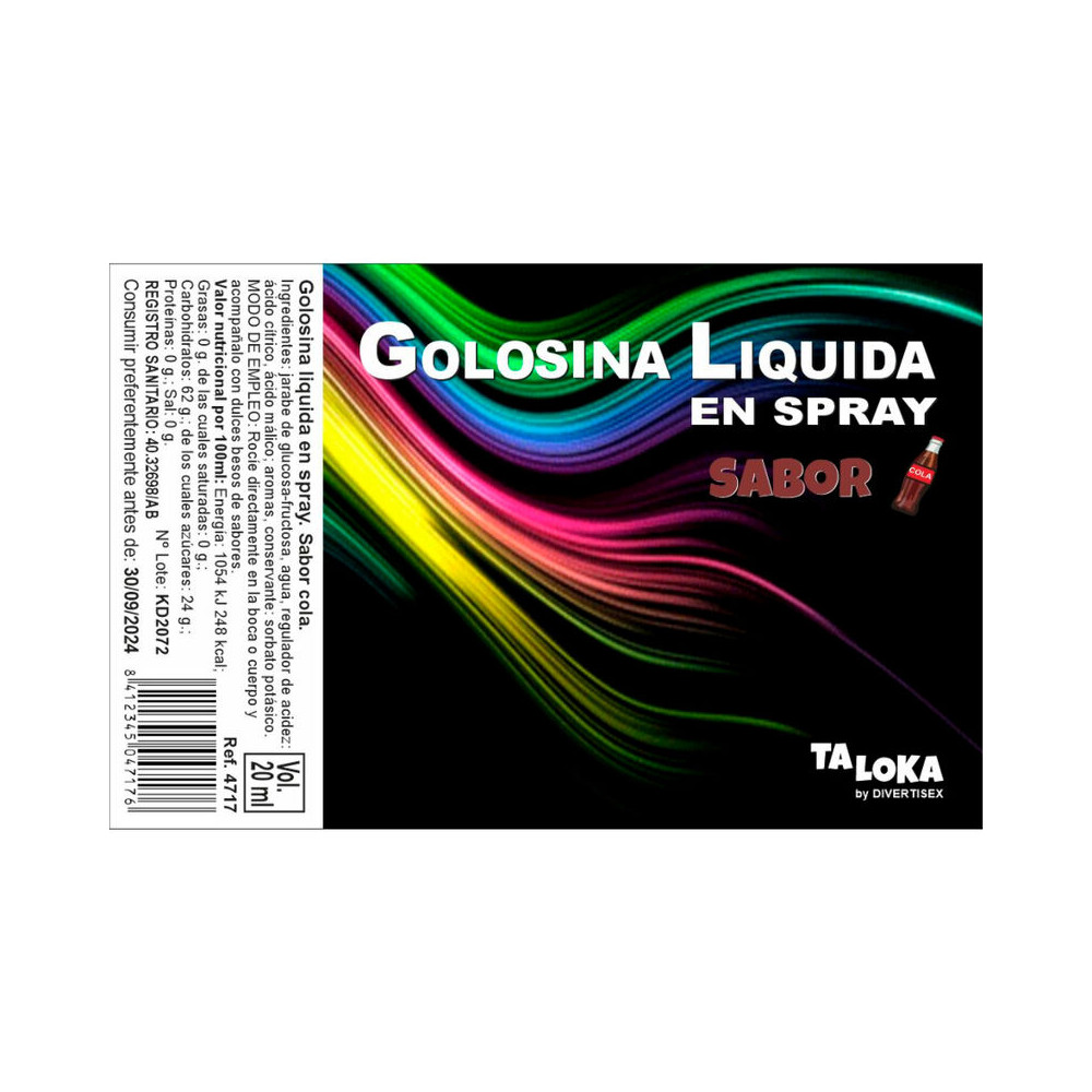 TALOKA - SPRAY GOLOSINA LÍQUIDA COLA