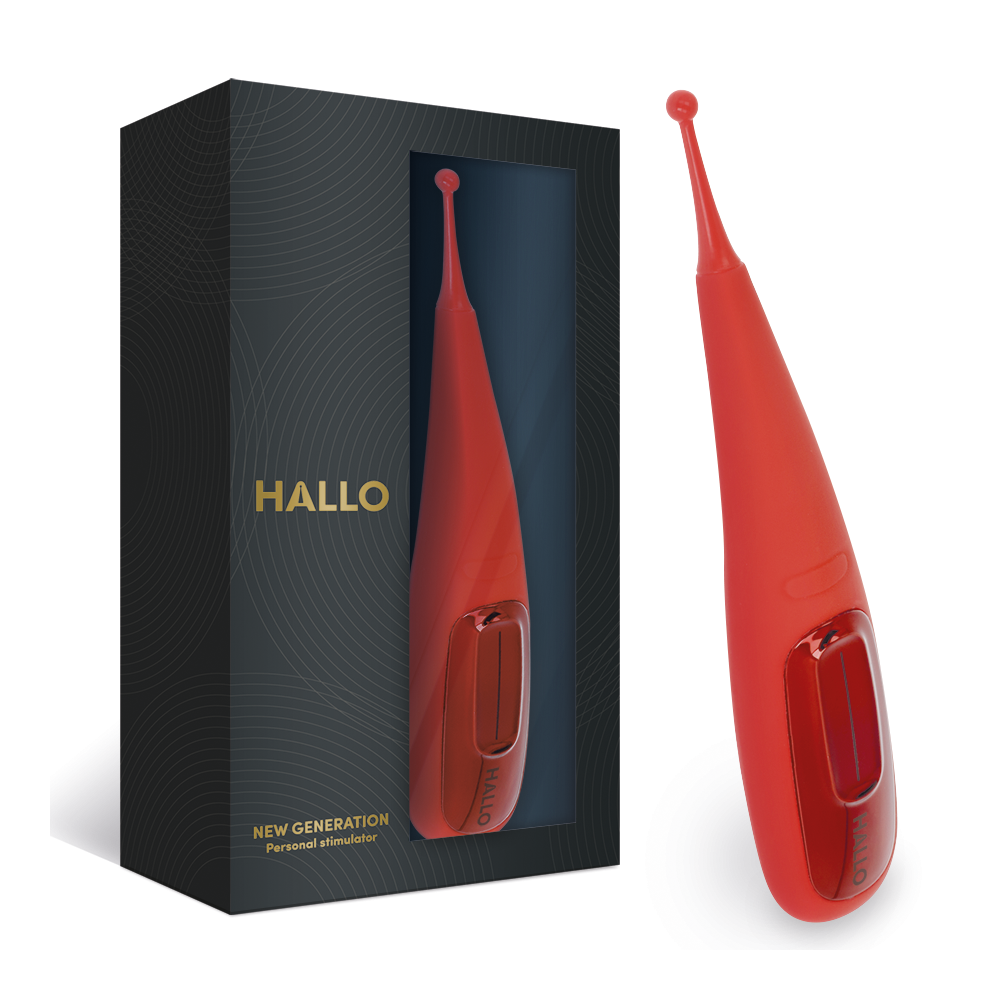 HALLO FOCUS VIBRATOR ROUGE