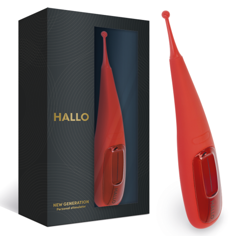 HALLO FOCUS VIBRATOR ROUGE