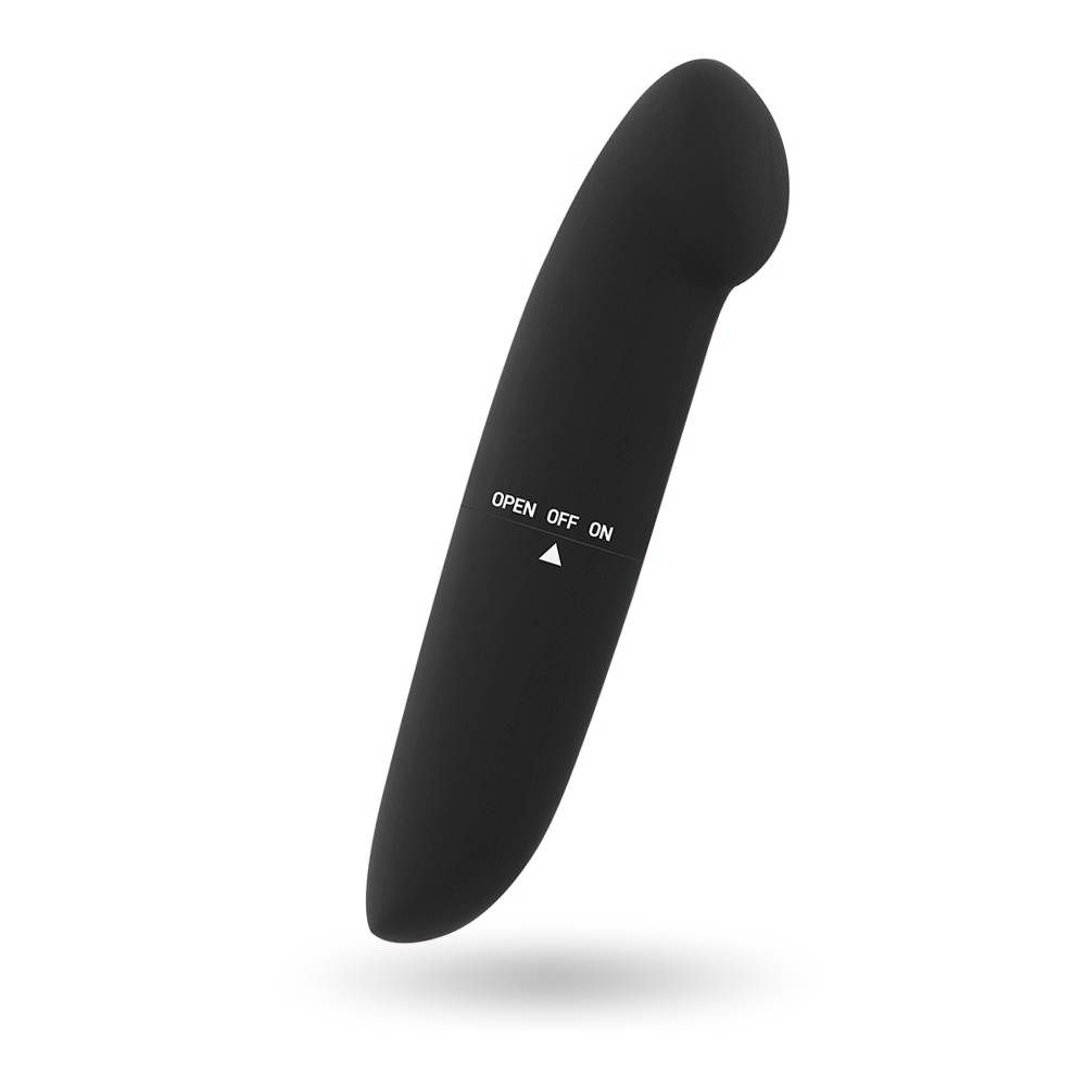 GLOSSY PHIL VIBRADOR NEGRO