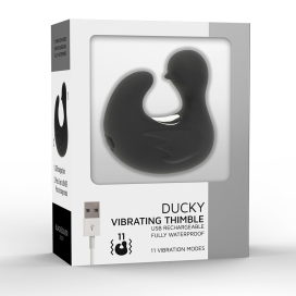 BLACKSILVER DUCKYMANIA VIBRATOR BLACK