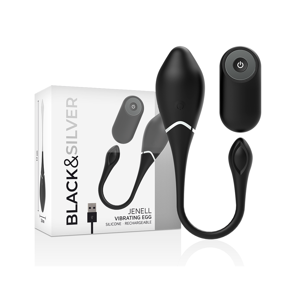 BLACKSILVER JENELL RECHARGEABLE VIBRATING EGG