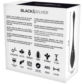 BLACKSILVER JENELL RECHARGEABLE VIBRATING EGG