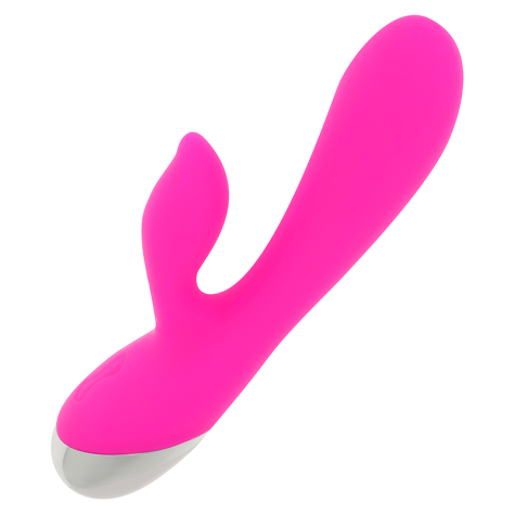 OHMAMA VIBRADOR CON RABBIT 10 MODOS DE VIBRACIÓN 19 CM