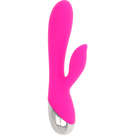 OHMAMA VIBRADOR CON RABBIT 10 MODOS DE VIBRACIÓN 19 CM