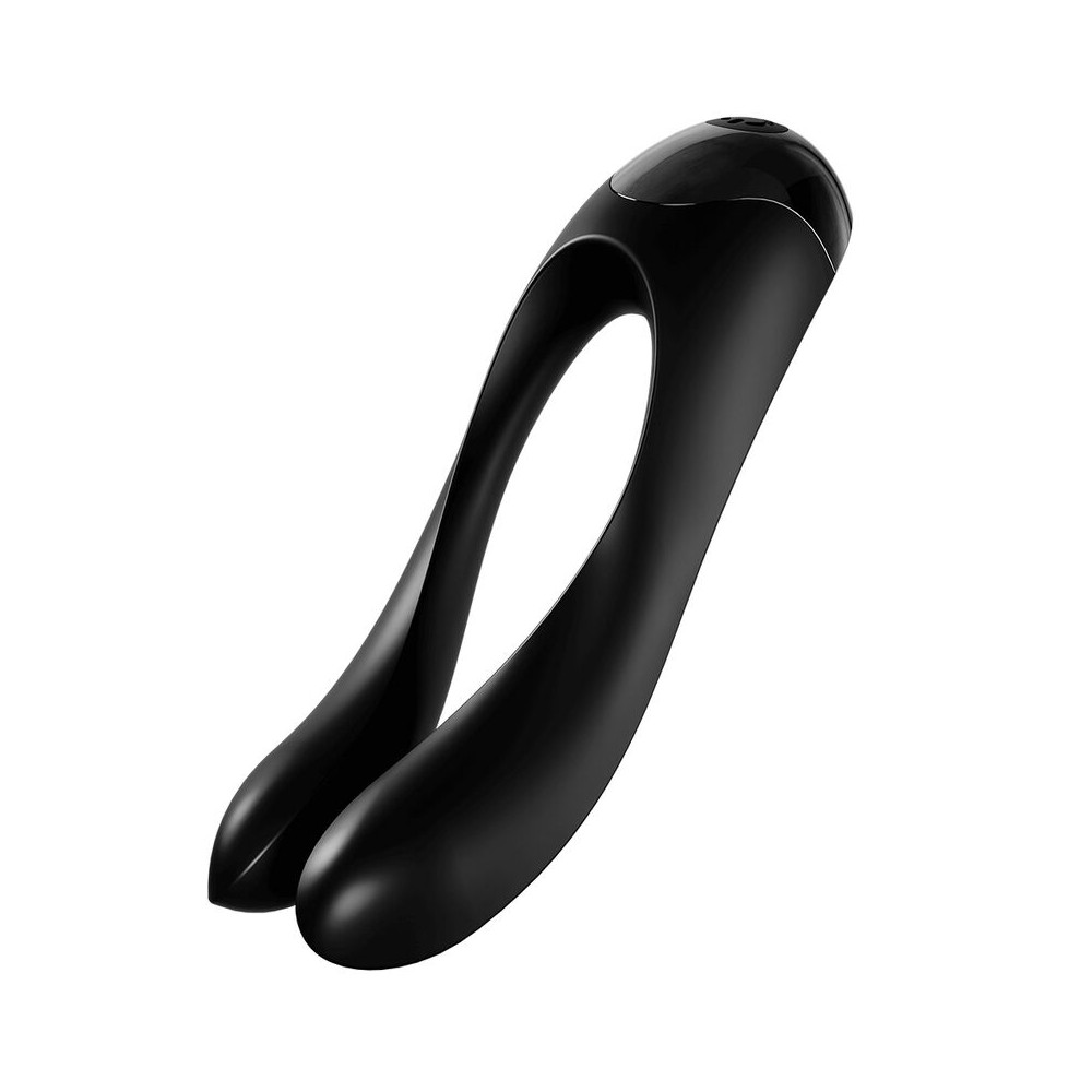 SATISFYER CANDY CANE FINGER VIBRATOR NOIR