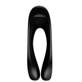 SATISFYER CANDY CANE FINGER VIBRATOR NOIR