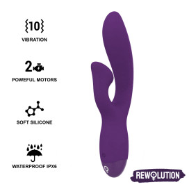 REWOLUTION REWOFUN VIBRATEUR FLEXIBLE AVEC LAPIN