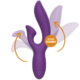 REWOLUTION REWOFUN VIBRATEUR FLEXIBLE AVEC LAPIN