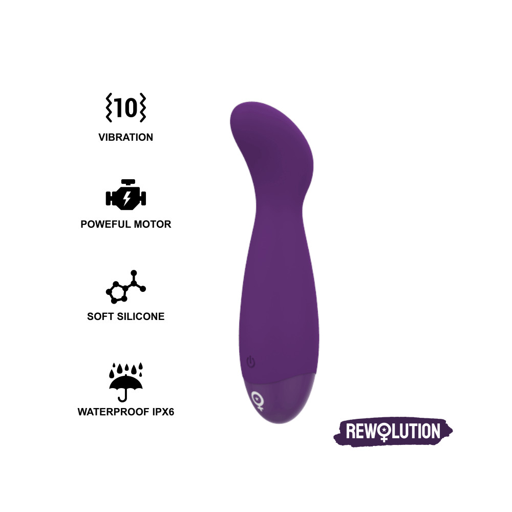 REWOLUTION REWOPULSE FLEXIBLE VIBRATOR STIMULATOR POINT G