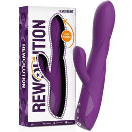 REWOLUTION REWORABBIT FLEXIBLE VIBRATOR AVEC LAPIN