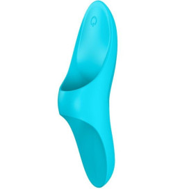 VIBRATEUR À DOIGTS SATISFYER TEASER - LUMIÈRE BLEUE