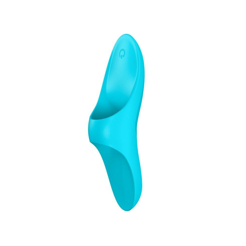 VIBRATEUR À DOIGTS SATISFYER TEASER - LUMIÈRE BLEUE