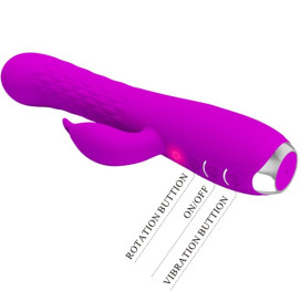 FONCTION DE ROTATION DU VIBRATEUR RECHARGEABLE PRETTY LOVE MOLLY