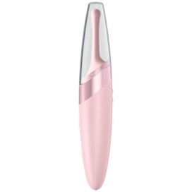 SATISFYER TWIRLING JOY CLIT TIP STIMULANT - ROSE