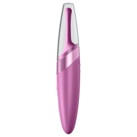 SATISFYER TWIRLING JOY CLIT TIP STIMULANT - FUCHSIA