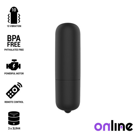 MINI BULLET VIBE EN LIGNE - NOIR