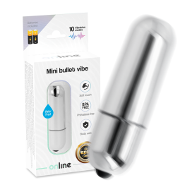 MINI BULLET VIBE EN LIGNE - ARGENT