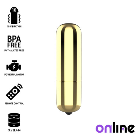 MINI BULLET VIBE EN LIGNE - GOLDEN