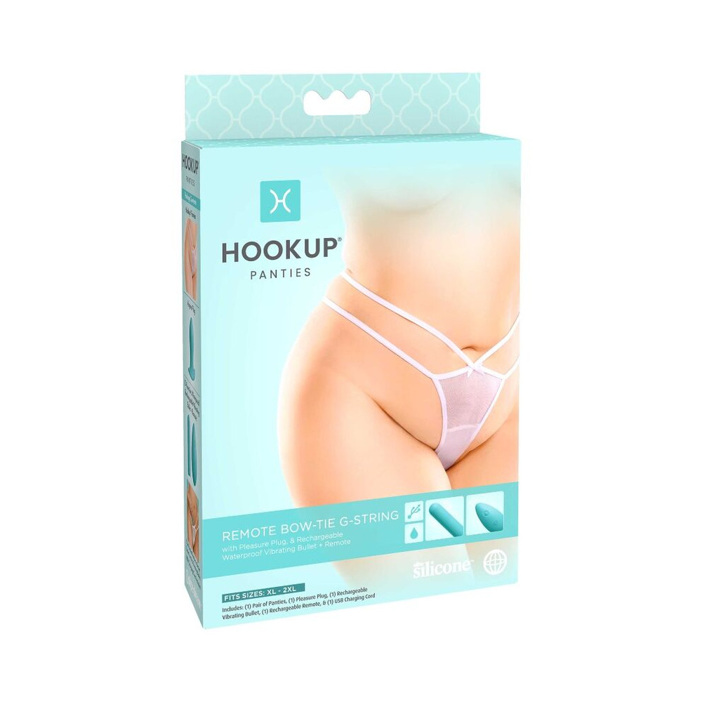 ACCROCHEZ LA CULOTTE À DISTANCE NOEUD PAPILLON G-STRING