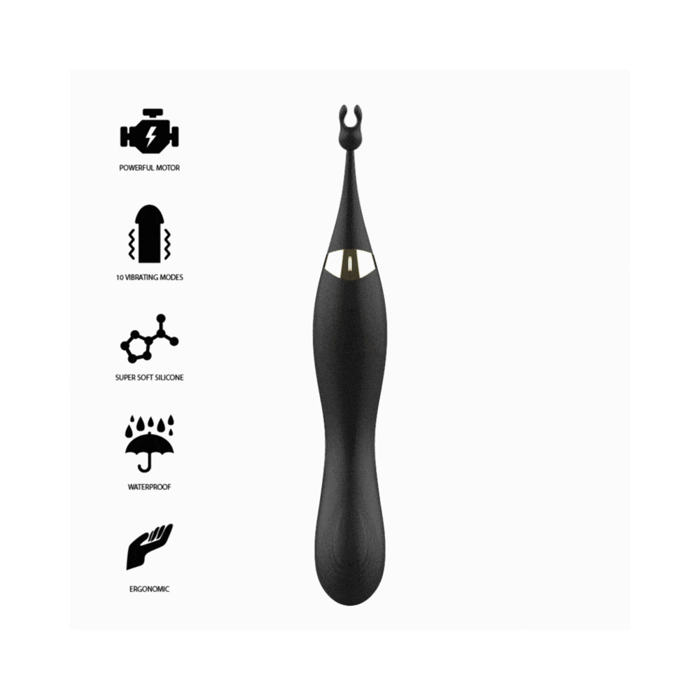 IBIZA INTERCHANGEABLE CLITORAL STIMULATOR AND PULSATION G SPOT VIBRATOR