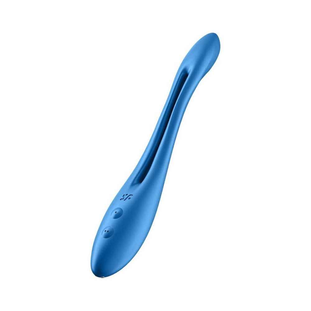 SATISFYER ELASTIC GAME MULTI VIBRATEUR - BLEU