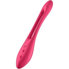 MULTI VIBRATEUR SATISFYER ELASTIC JOY - ROUGE