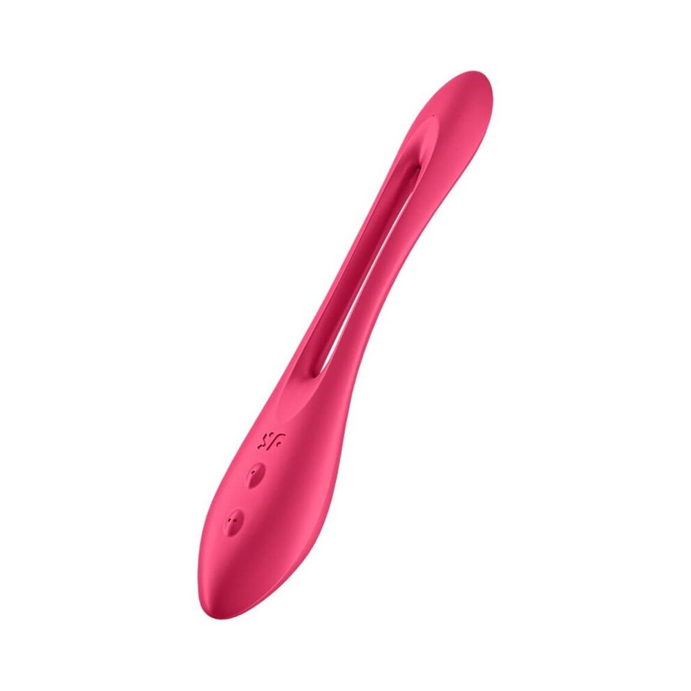 MULTI VIBRATEUR SATISFYER ELASTIC JOY - ROUGE