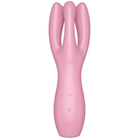 VIBRATEUR SATISFYER THREESOME 3 - ROSE