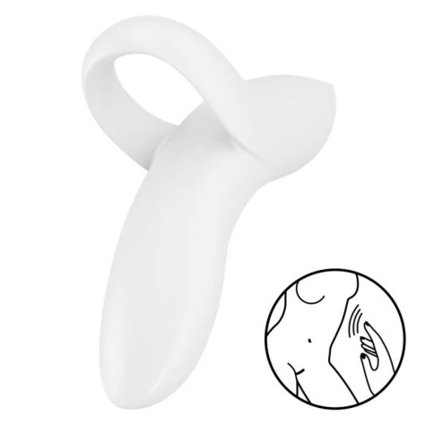 VIBRATEUR À DOIGTS SATISFYER BOLD LOVER - ROSE