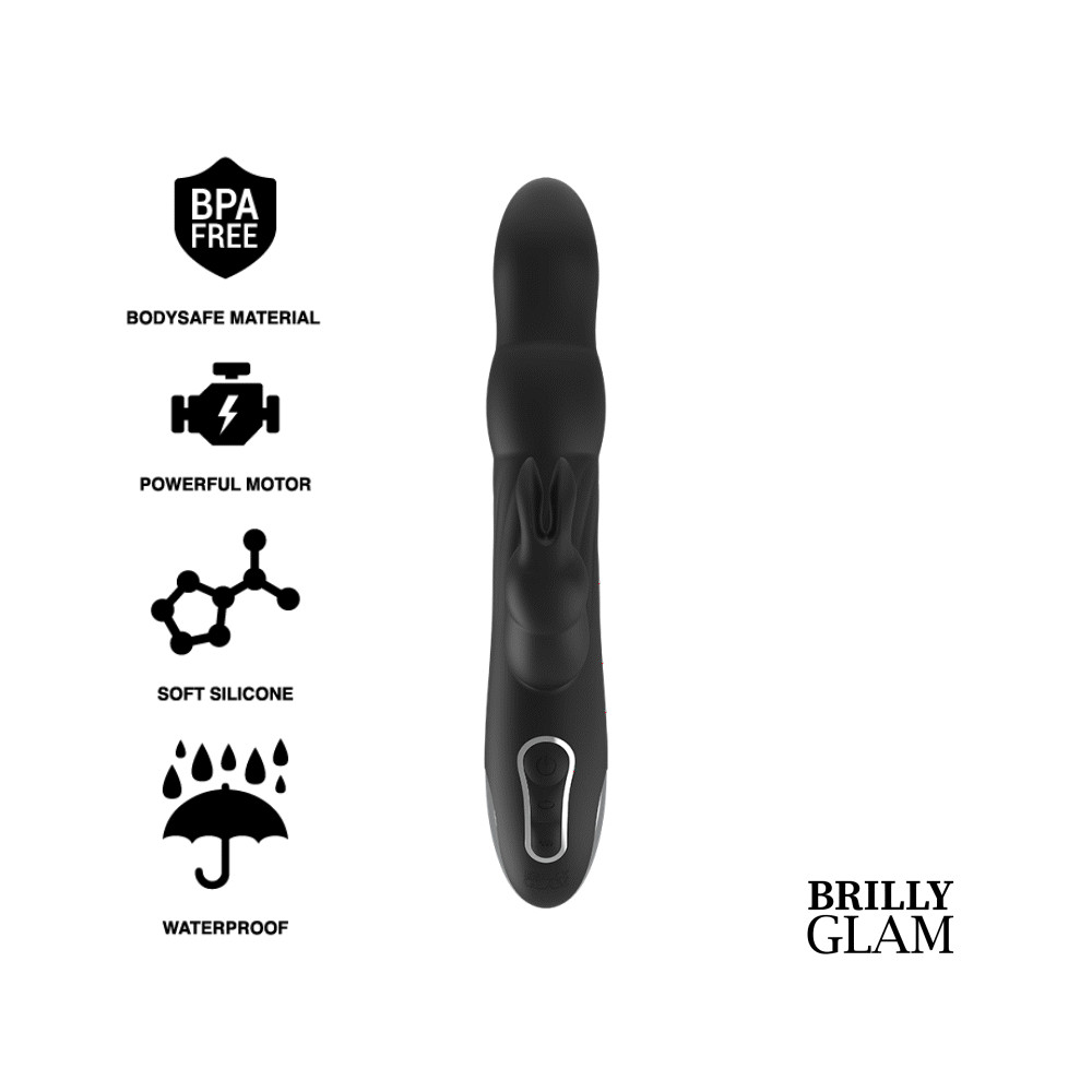 BRILLY GLAM MOEBIUS LAPIN VIBRATEUR ET ROTATEUR WATCHME TECHNOLOGIE SANS FIL COMPATIBLE