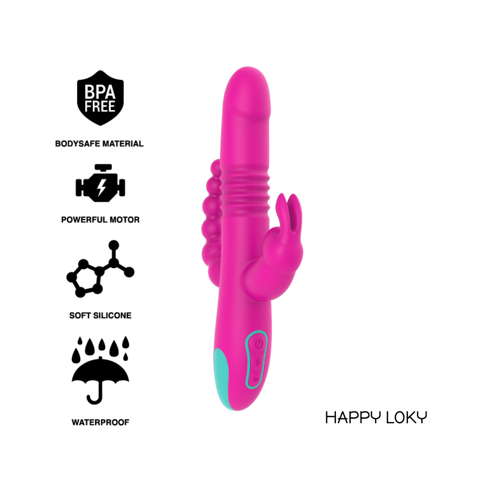 HAPPY LOKY DONALD TRIPLE STIMULATION : ANAL, G-SPOT  CLITORAL WATCHME TECHNOLOGIE SANS FIL COMPATIBLE