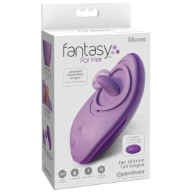 FANTASY FOR HER HER FUN TONGUE EN SILICONE - VIOLET