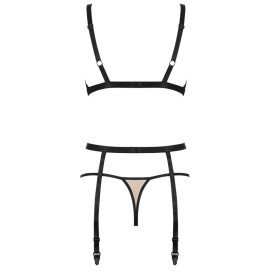 OBSESSIF - SET DE TROIS PIÈCES NUDELIA L / XL