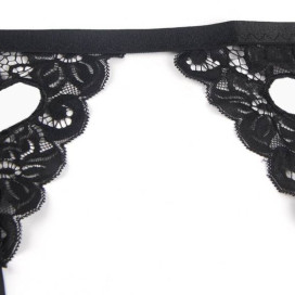 ENSEMBLE TROIS PIÈCES SUBBLIME SOUTIEN-GORGE + PORTE-JARRETELLE + STRING L/XL