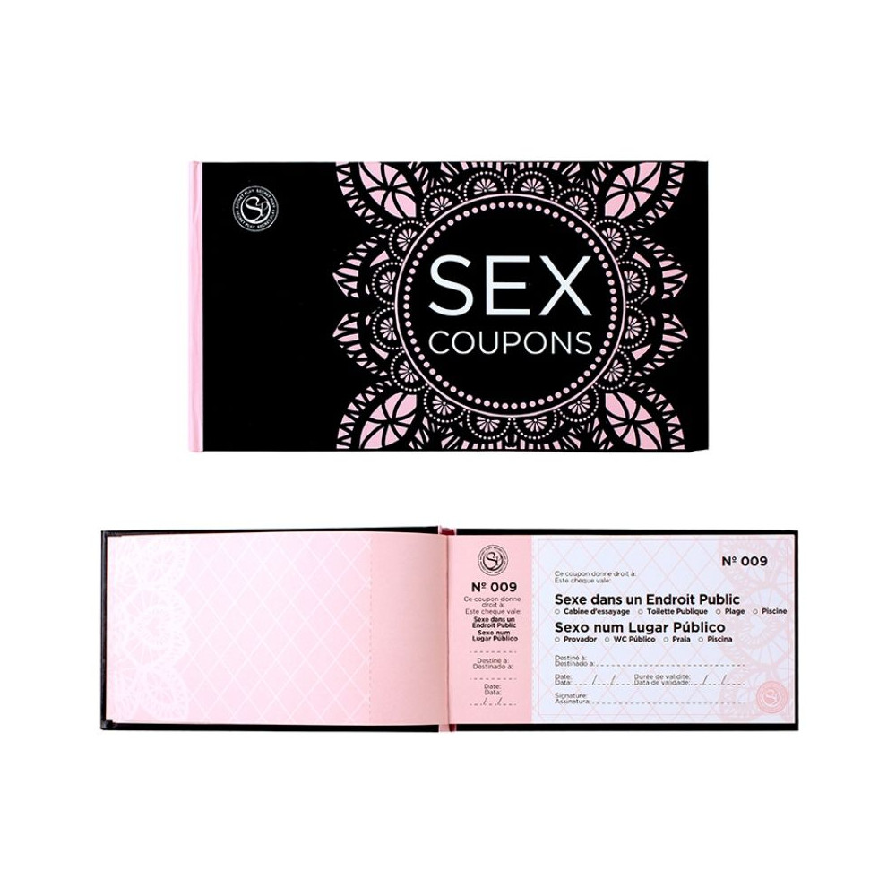 SECRETPLAY SEX COUPONS VALES DE CANJE SENSUALES (FR/PT)