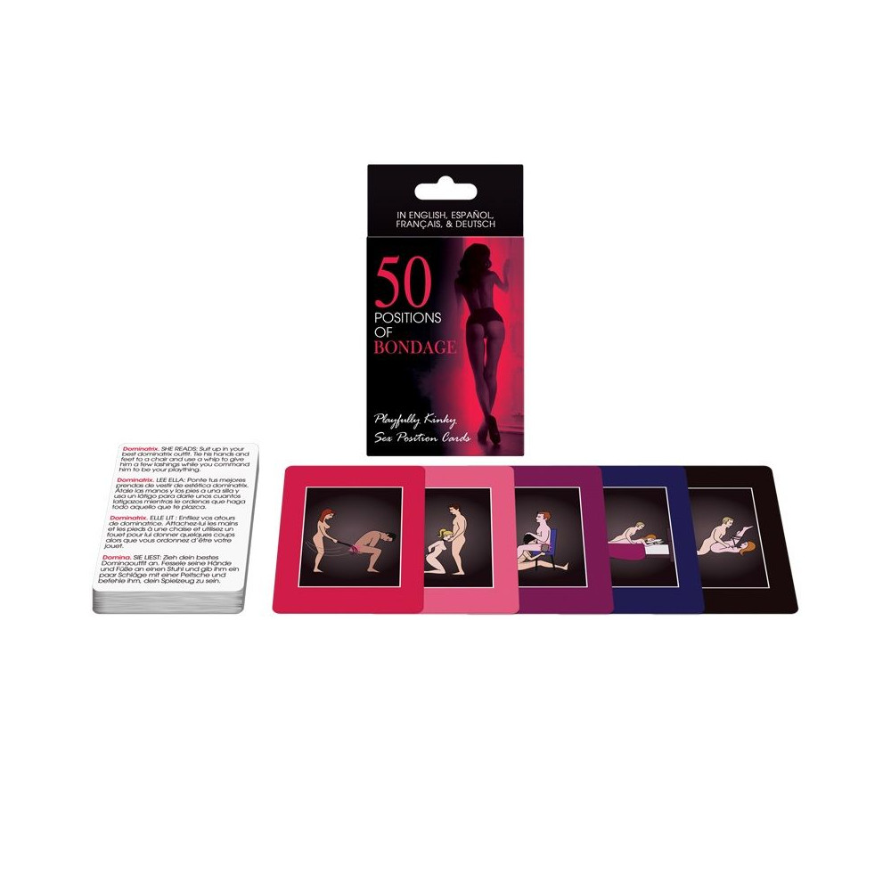 50 POSITIONS DE CARTES DE BONDAGE ES / EN / DE / FR