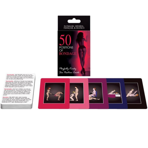 50 POSITIONS DE CARTES DE BONDAGE ES / EN / DE / FR