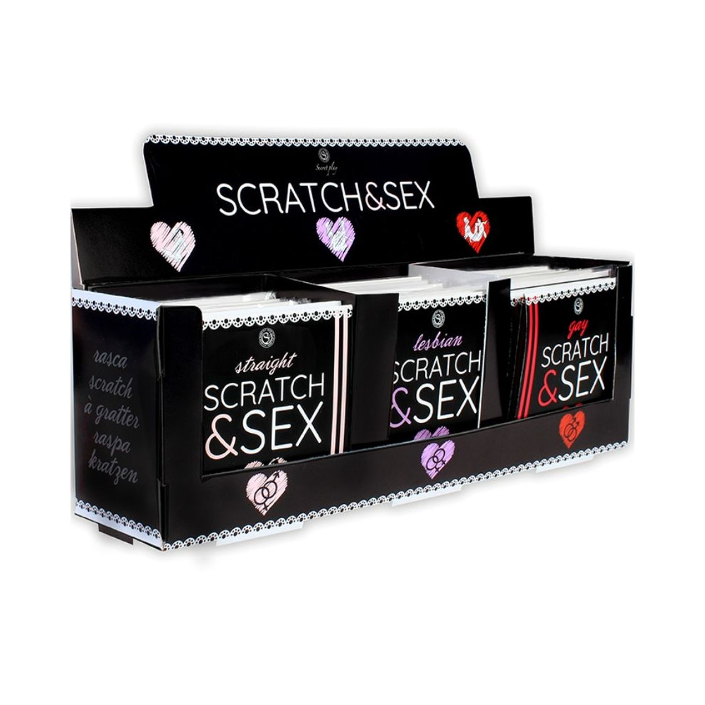 SECRETPLAY DISPLAY + POSTURAS SCRATCH  SEX ES/EN/FR/PT/DE