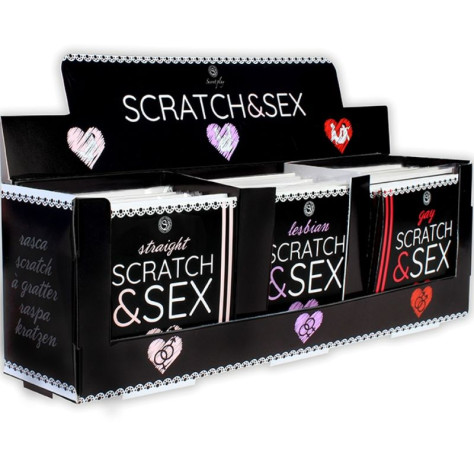 SECRETPLAY DISPLAY + POSTURAS SCRATCH  SEX ES/EN/FR/PT/DE